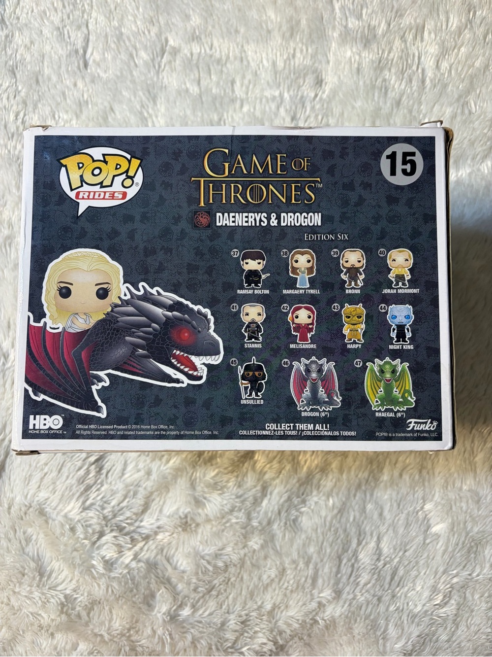 Funko Pop! Rides Game of Thrones Daenerys & Drogon #15 - Picture 3 of 3